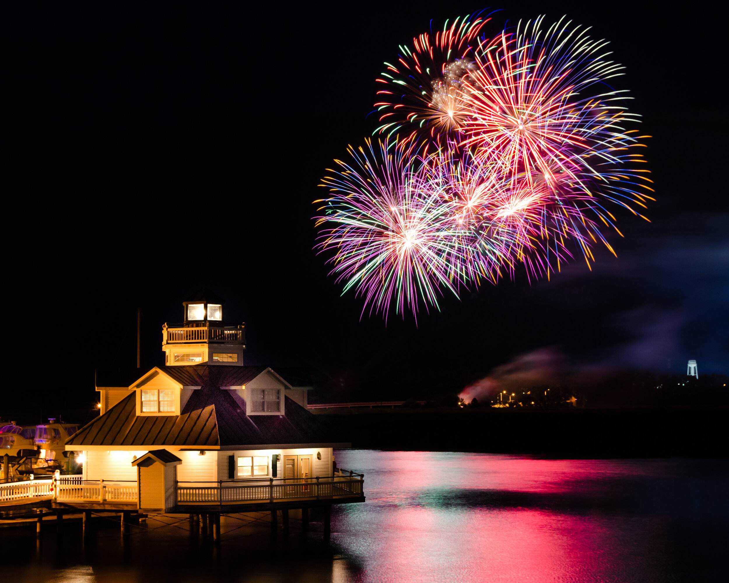 Smithfield Fireworks Show Smithfield Station